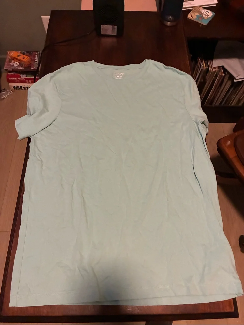 J. Crew Light Mint Green Short Sleeve Crew Neck Tee